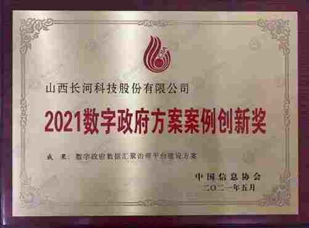 2021数字政府方案案例创新奖